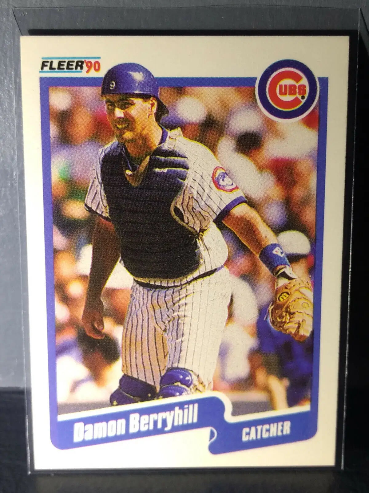 1990 Damon Berryhill Fleer Baseball Card #26 - Baseball Card Single
