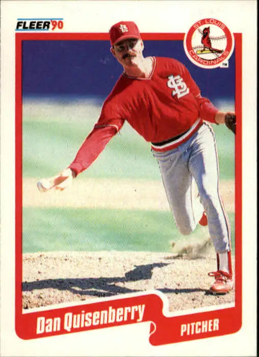 1990 Dan Quisenberry Fleer Baseball Card #259 - Baseball Card Single