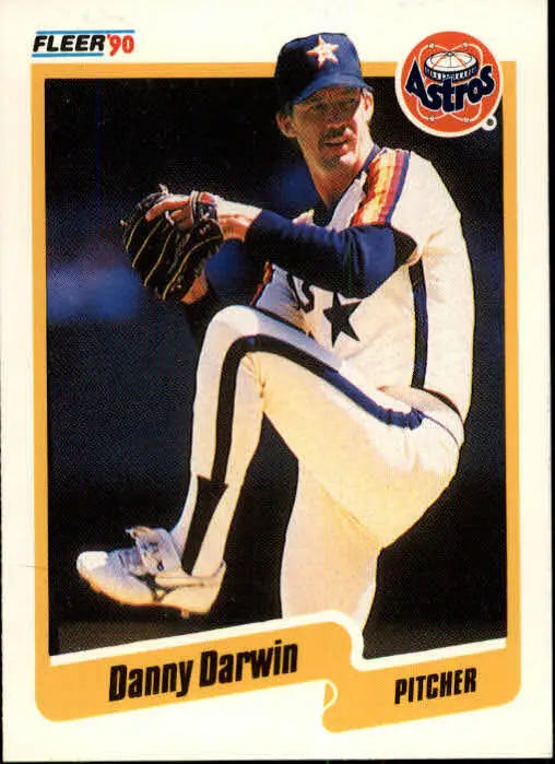 1990 Danny Darwin Fleer Baseball Card #227 - Baseball Card Single