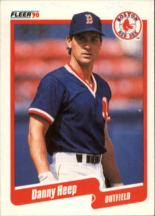 1990 Danny Heep Fleer Baseball Card #278 - Baseball Card Single