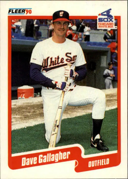 1990 Dave Gallagher Fleer Baseball Card #532 - Baseball Card Single