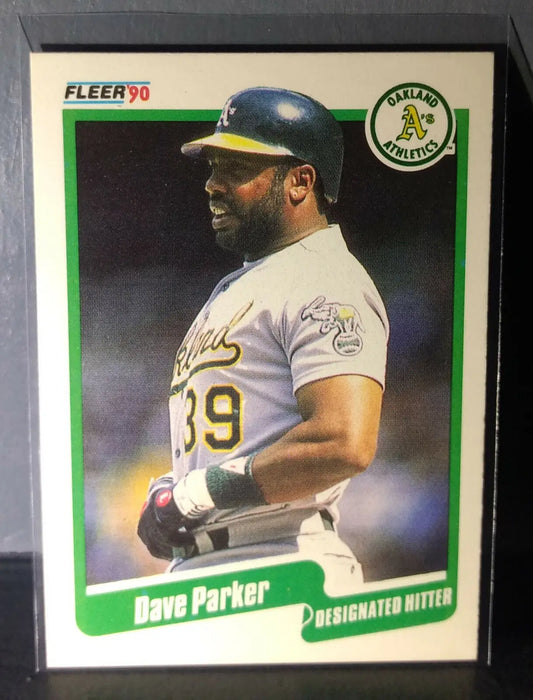 1990 Dave Parker Fleer Baseball Card #18 - Baseball Card Single