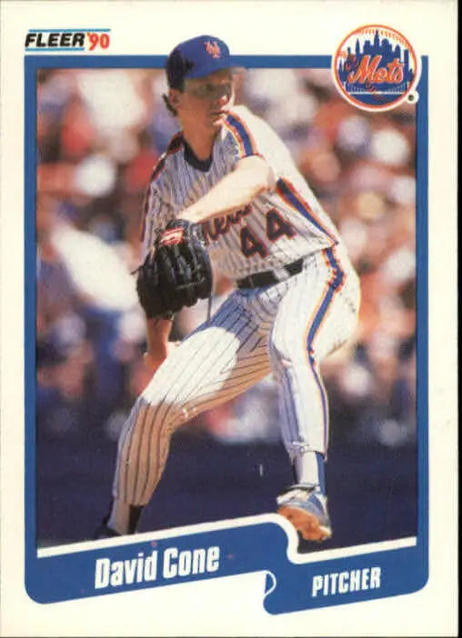 1990 David Cone Fleer Baseball Card #200 - Baseball Card Single