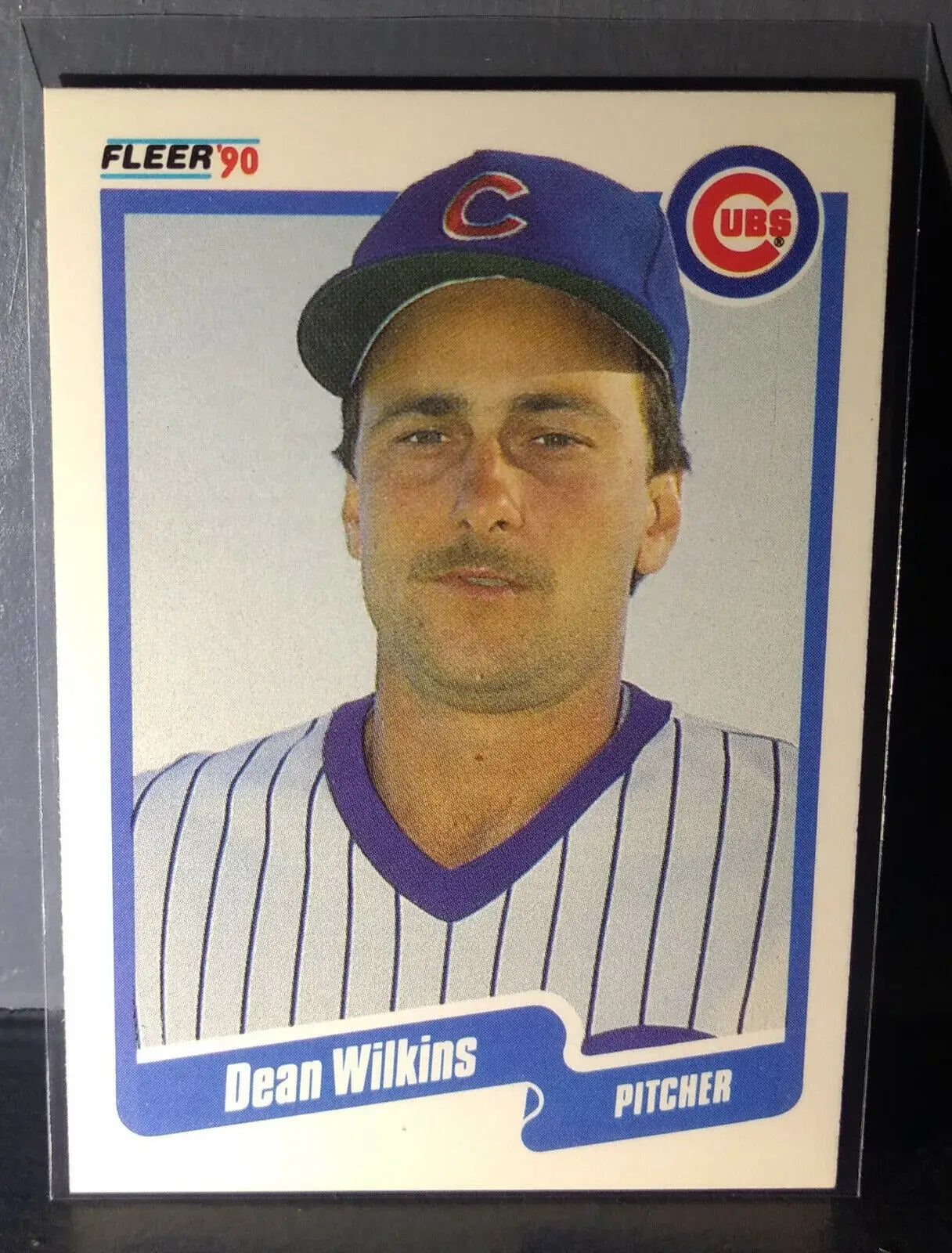 1990 Dean Wilkins Fleer Baseball Card #47 - Baseball Card Single