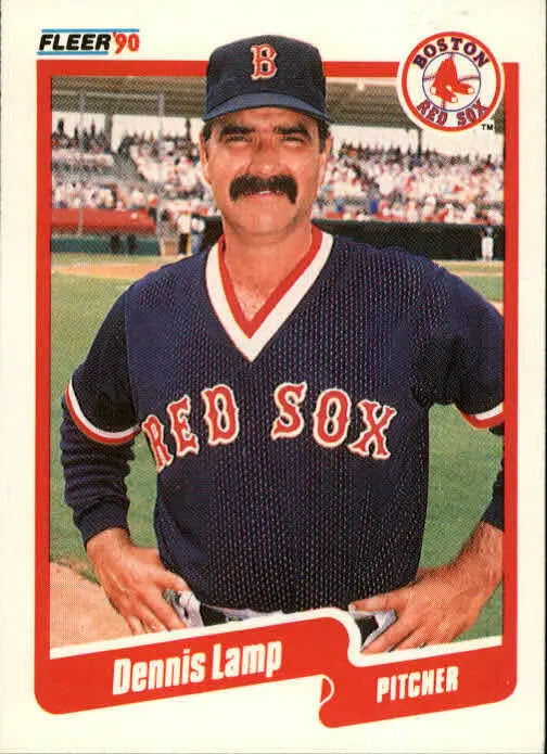 1990 Dennis Lamp Fleer Baseball Card #280 - Baseball Card Single