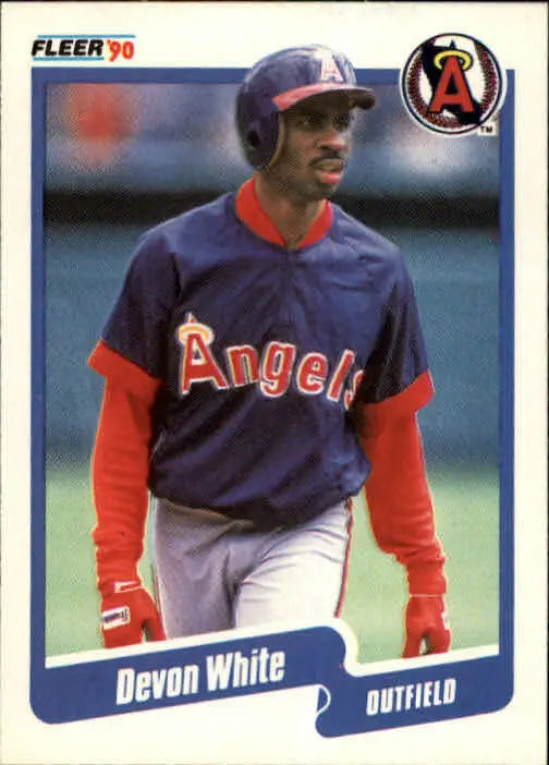 1990 Devon White Fleer Baseball Card #147 - Baseball Card Single