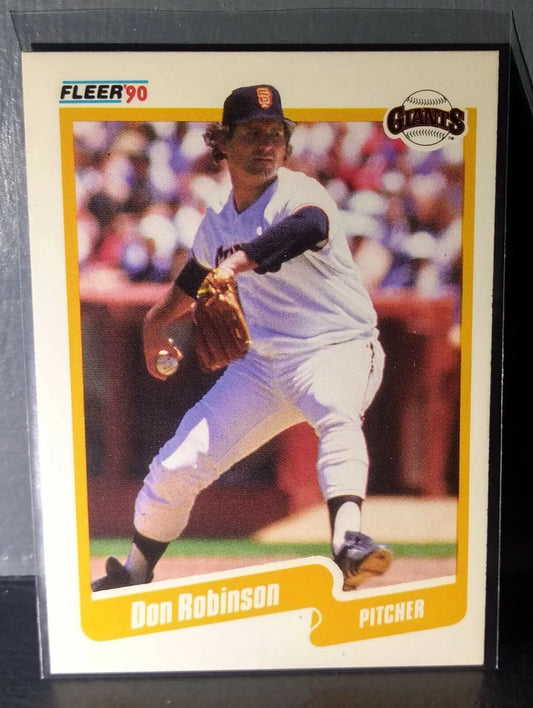 1990 Don Robinson Fleer Baseball Card #70 - Baseball Card Single