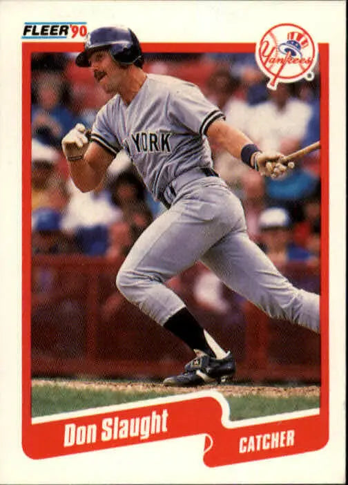 1990 Don Slaught Fleer Baseball Card #456 - Baseball Card Single