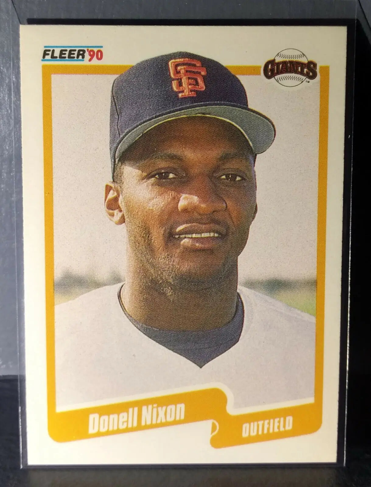 1990 Donell Nixon Fleer Baseball Card #66 - Baseball Card Single