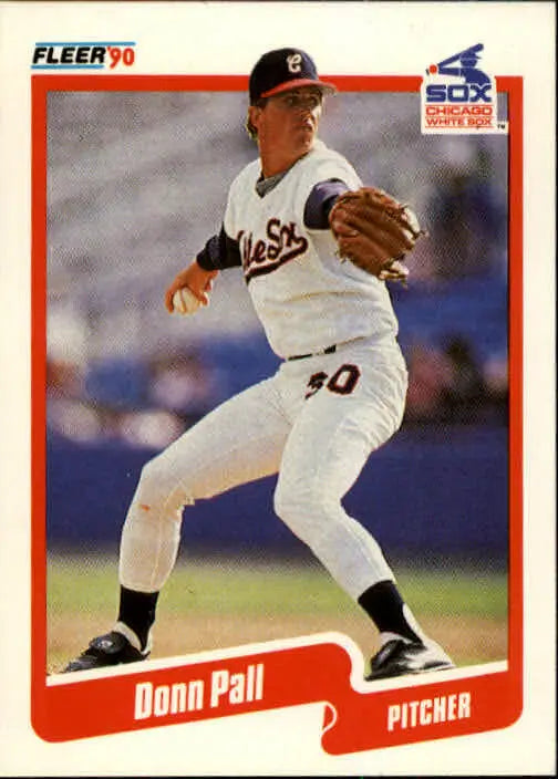 1990 Donn Pall UER Fleer Baseball Card #543 - Baseball Card Single