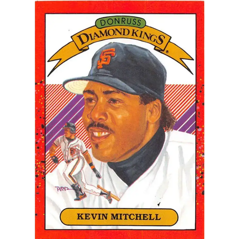 1990 Donruss #11 Kevin Mitchell DK VG-EX San Francisco Giants Baseball Card - Baseball Card Single