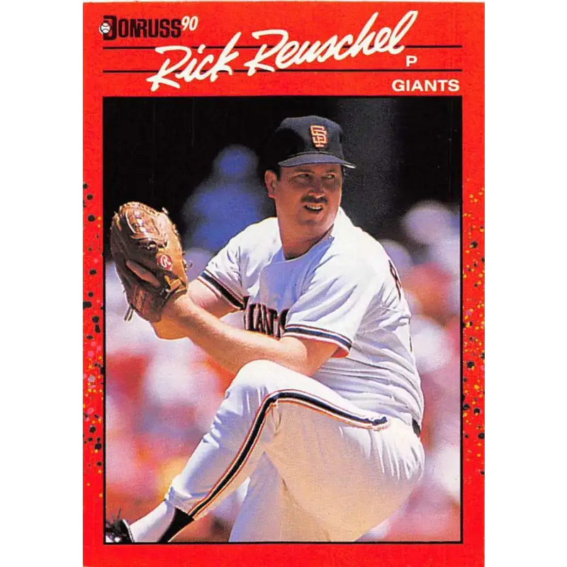 1990 Donruss #112 Rick Reuschel VG-EX San Francisco Giants Baseball Card - Baseball Card Single