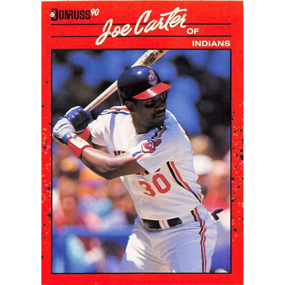 1990 Donruss #114 Joe Carter VG-EX Cleveland Indians Baseball Card - Baseball Card Single