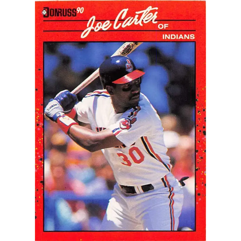 1990 Donruss #114 Joe Carter VG-EX Cleveland Indians Baseball Card - Baseball Card Single