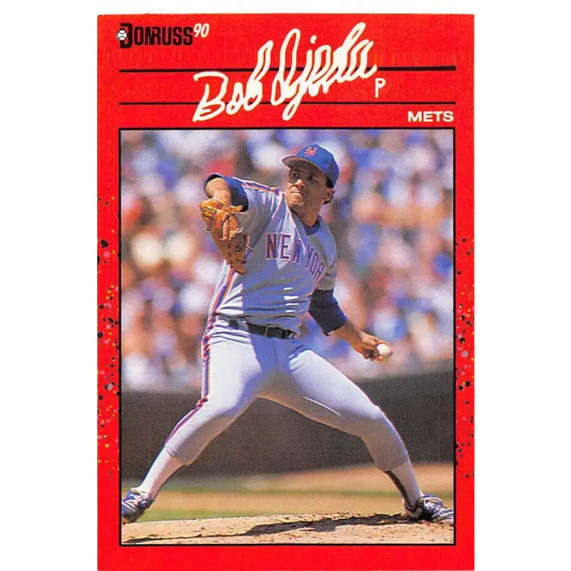 1990 Donruss #117 Bob Ojeda VG-EX New York Mets Baseball Card - Baseball Card Single