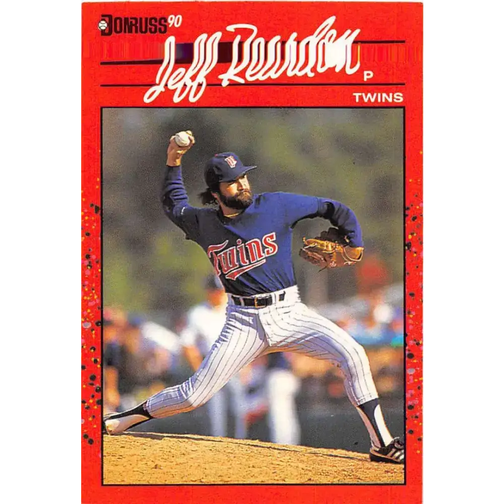 1990 Donruss #119 Jeff Reardon VG-EX Minnesota Twins Baseball Card - Baseball Card Single