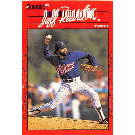 1990 Donruss #119 Jeff Reardon VG-EX Minnesota Twins Baseball Card - Baseball Card Single