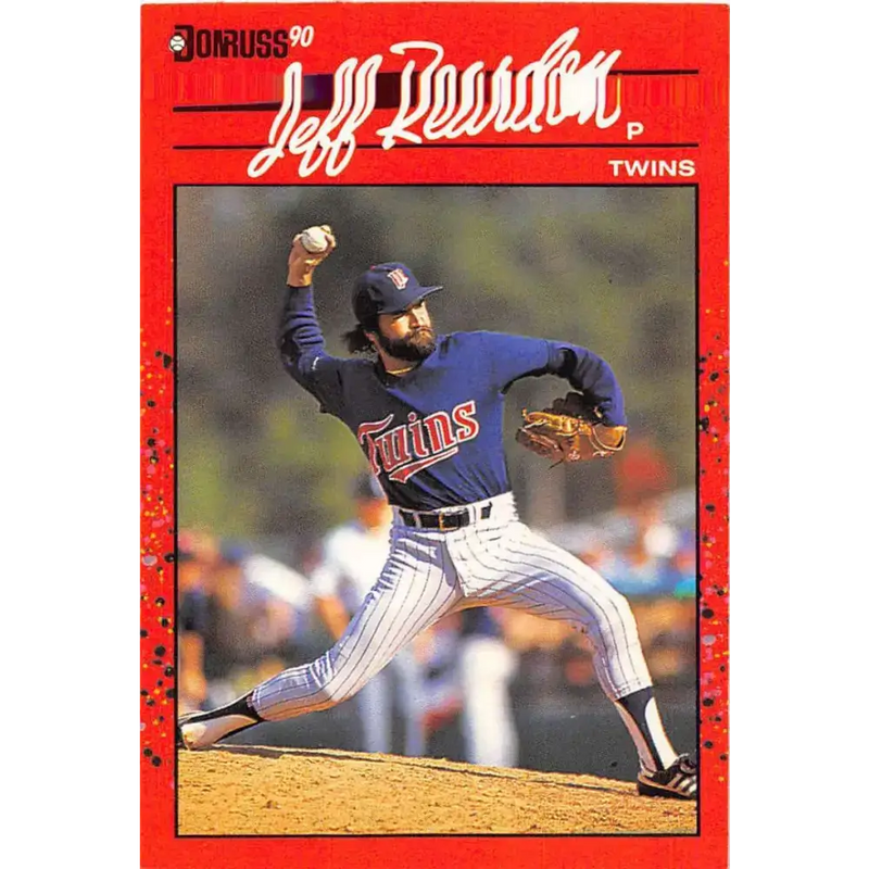 1990 Donruss #119 Jeff Reardon VG-EX Minnesota Twins Baseball Card - Baseball Card Single