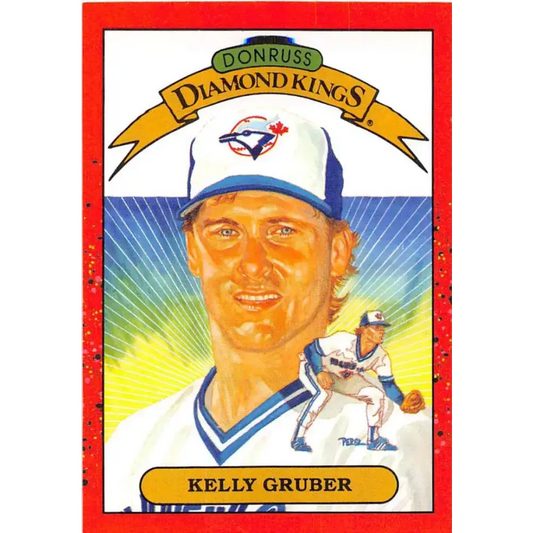 1990 Donruss #12 Kelly Gruber DK VG-EX Toronto Blue Jays Baseball Card - Baseball Card Single
