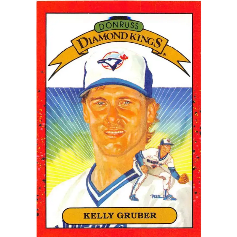 1990 Donruss #12 Kelly Gruber DK VG-EX Toronto Blue Jays Baseball Card - Baseball Card Single