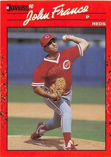 1990 Donruss #124 John Franco NM-MT Reds - Baseball Card Single