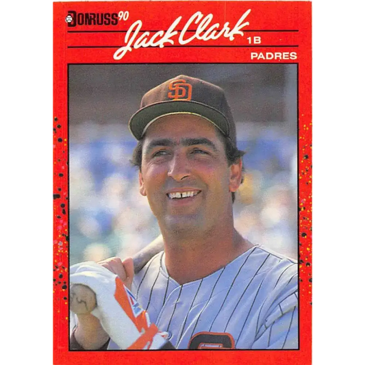 1990 Donruss #128 Jack Clark VG-EX San Diego Padres Baseball Card - Baseball Card Single
