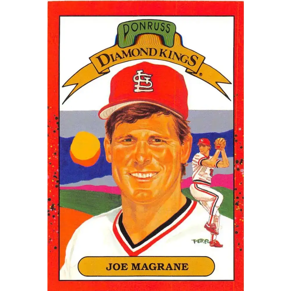 1990 Donruss #13 Joe Magrane DK VG-EX St. Louis Cardinals Baseball Card - Baseball Card Single
