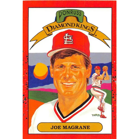 1990 Donruss #13 Joe Magrane DK VG-EX St. Louis Cardinals Baseball Card - Baseball Card Single
