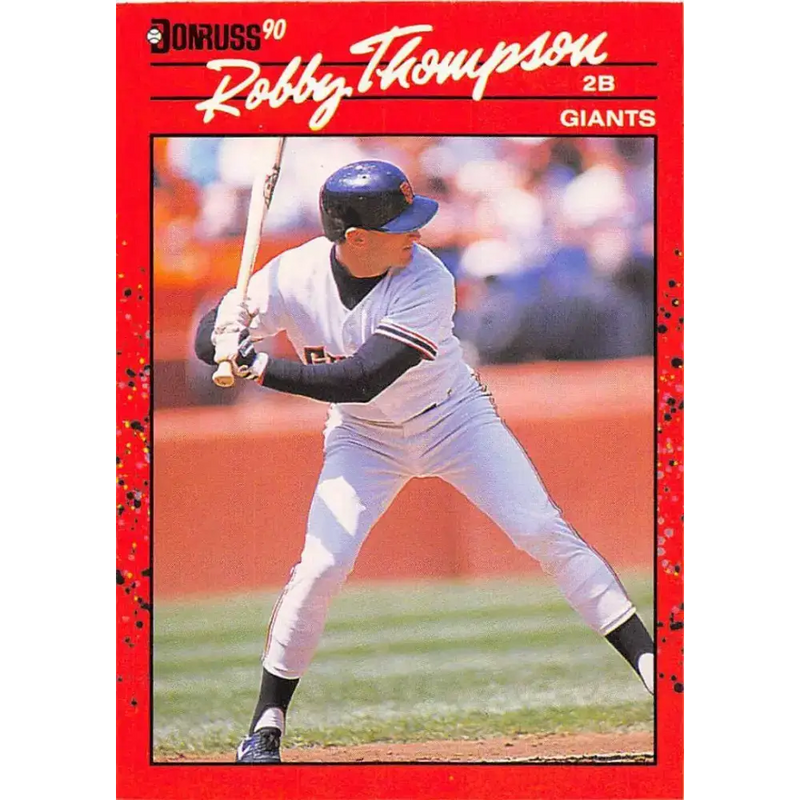 1990 Donruss #140 Robby Thompson VG-EX San Francisco Giants Baseball Card - Baseball Card Single