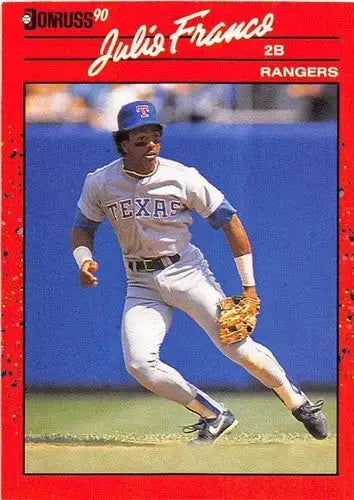 1990 Donruss #142 Julio Franco NM-MT Rangers - Baseball Card Single