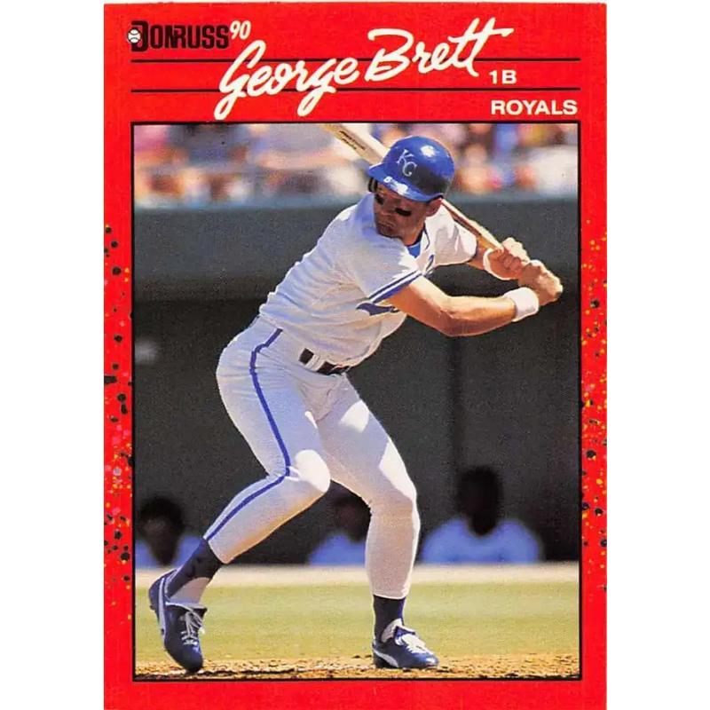 1990 Donruss #144 George Brett VG-EX Kansas City Royals Baseball Card - Baseball Card Single