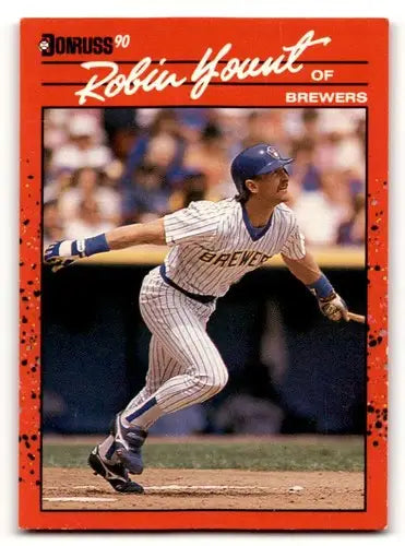 1990 Donruss #146 Robin Yount Milwaukee Brewers Baseball Cards EX/NM ID:57629 - Baseball Card Single