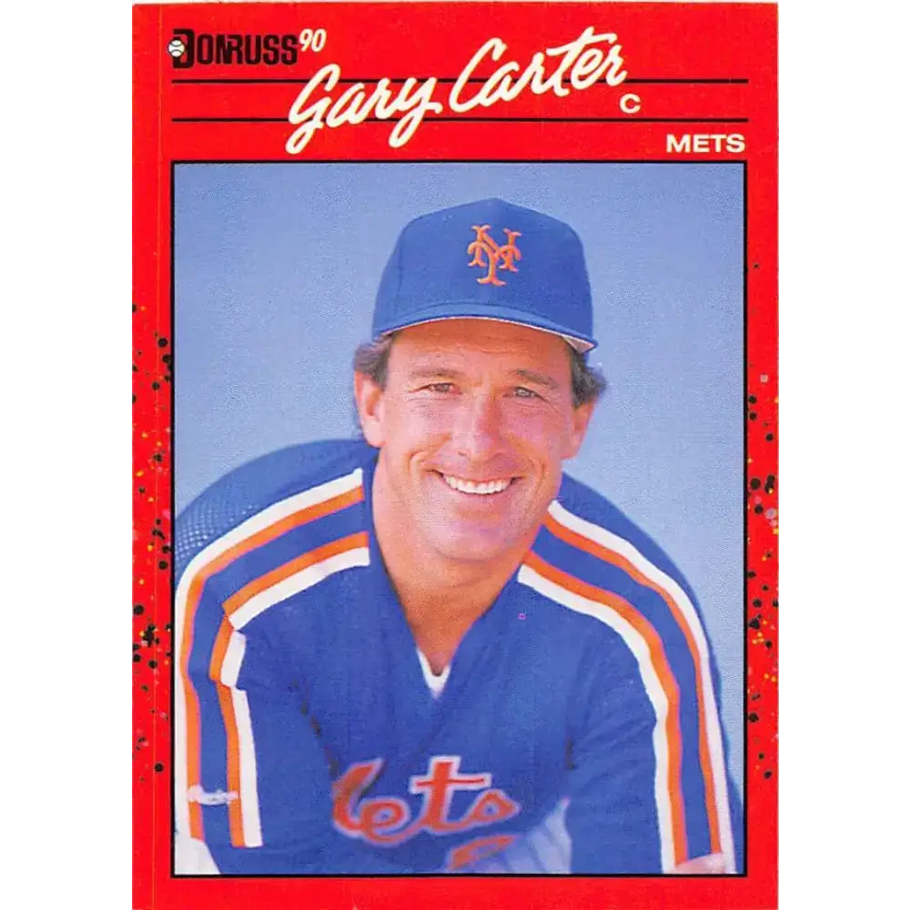 1990 Donruss #147 Gary Carter VG-EX New York Mets Baseball Card - Baseball Card Single
