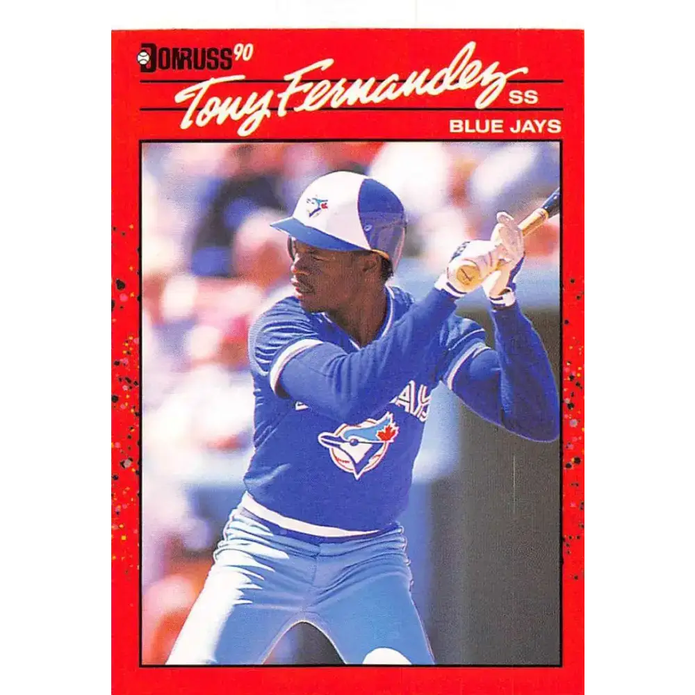 1990 Donruss #149 Tony Fernandez VG-EX Toronto Blue Jays Baseball Card - Baseball Card Single