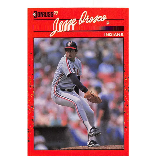 1990 Donruss #154 Jesse Orosco VG-EX Cleveland Indians Baseball Card - Baseball Card Single