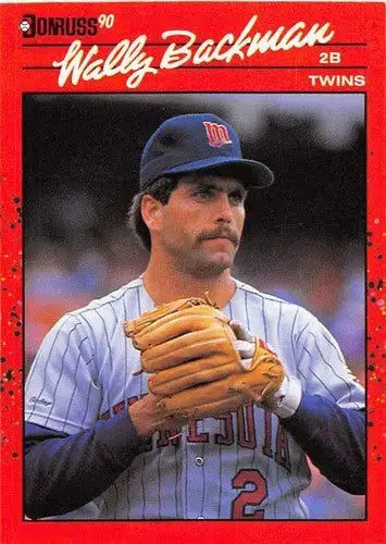 1990 Donruss #155 Wally Backman NM-MT Twins - Baseball Card Single