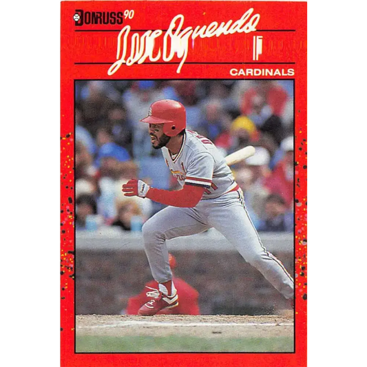 1990 Donruss #161 Jose Oquendo VG-EX St. Louis Cardinals Baseball Card - Baseball Card Single