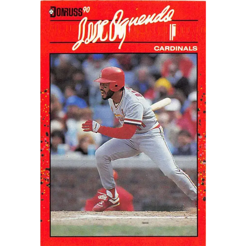1990 Donruss #161 Jose Oquendo VG-EX St. Louis Cardinals Baseball Card - Baseball Card Single