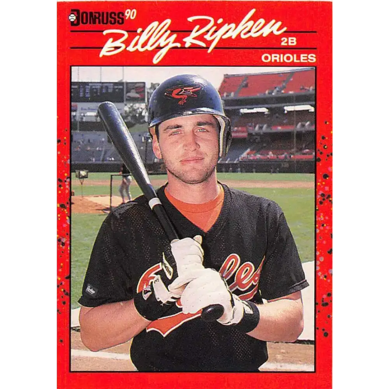 1990 Donruss #164 Billy Ripken VG-EX Baltimore Orioles Baseball Card - Baseball Card Single