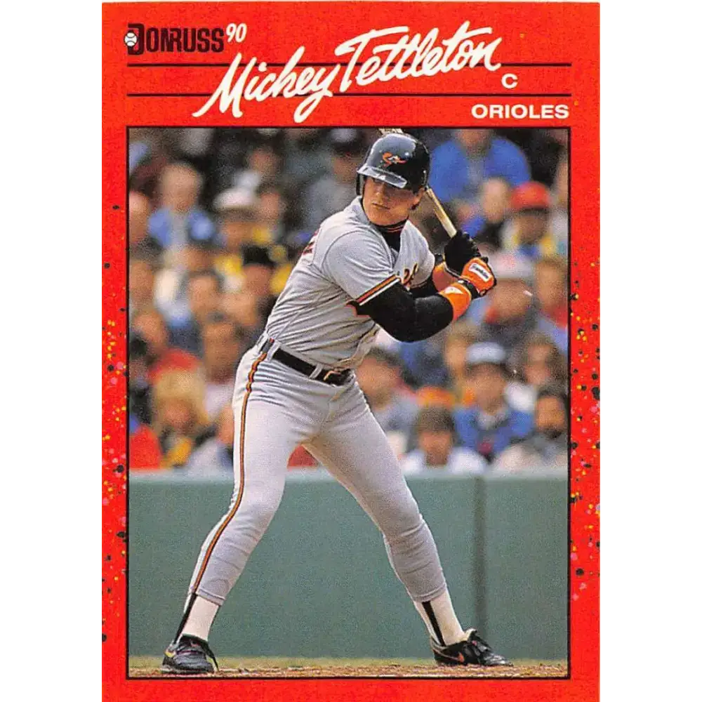 1990 Donruss #169 Mickey Tettleton VG-EX Baltimore Orioles Baseball Card - Baseball Card Single