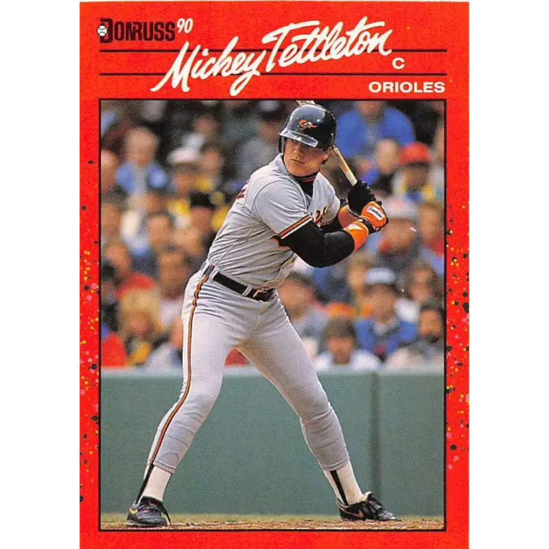 1990 Donruss #169 Mickey Tettleton VG-EX Baltimore Orioles Baseball Card - Baseball Card Single