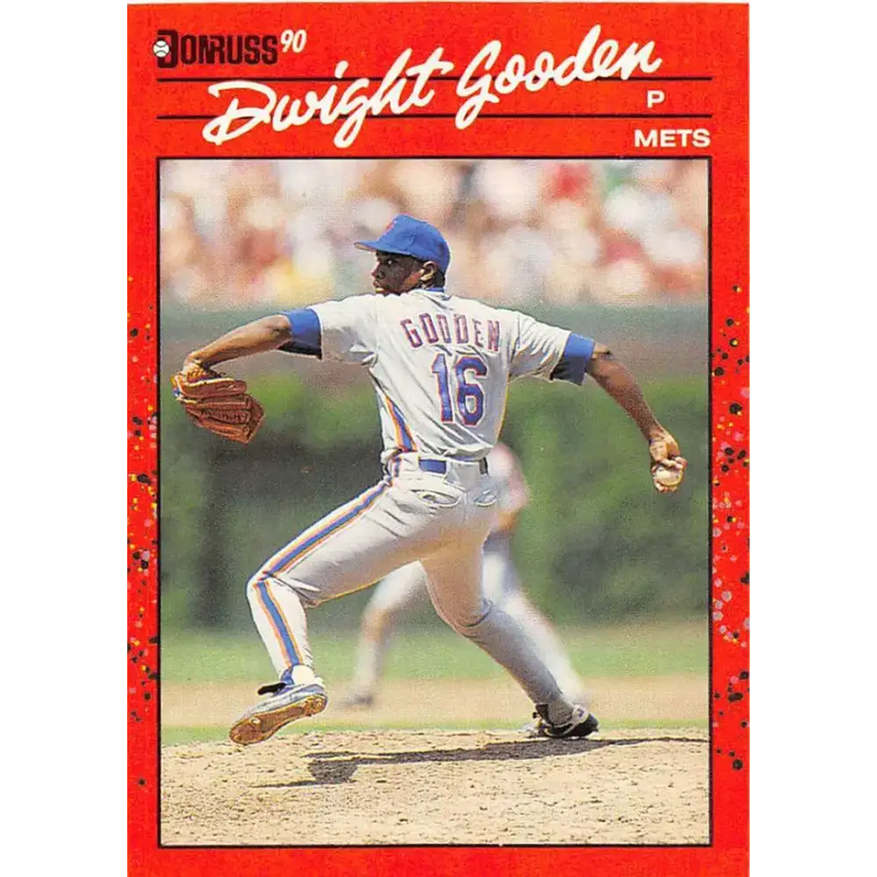 1990 Donruss #171 Dwight Gooden VG-EX New York Mets Baseball Card - Baseball Card Single
