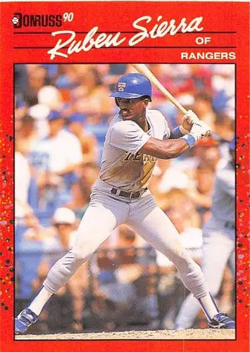 1990 Donruss #174 Ruben Sierra NM-MT Rangers - Baseball Card Single