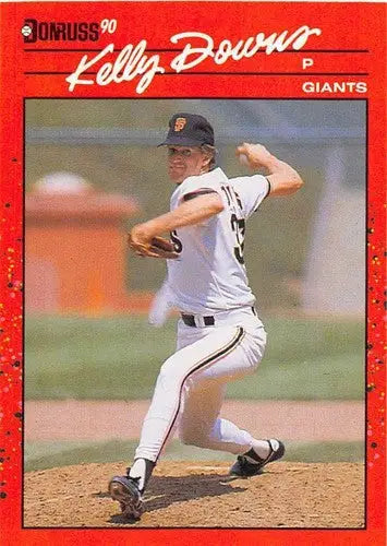 1990 Donruss #177 Kelly Downs NM-MT Giants - Baseball Card Single