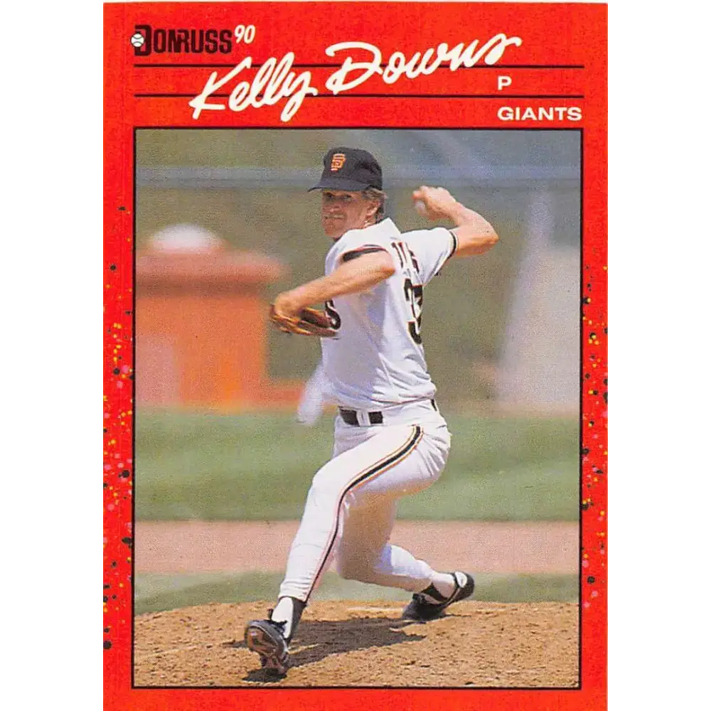 1990 Donruss #177 Kelly Downs VG-EX San Francisco Giants Baseball Card - Baseball Card Single