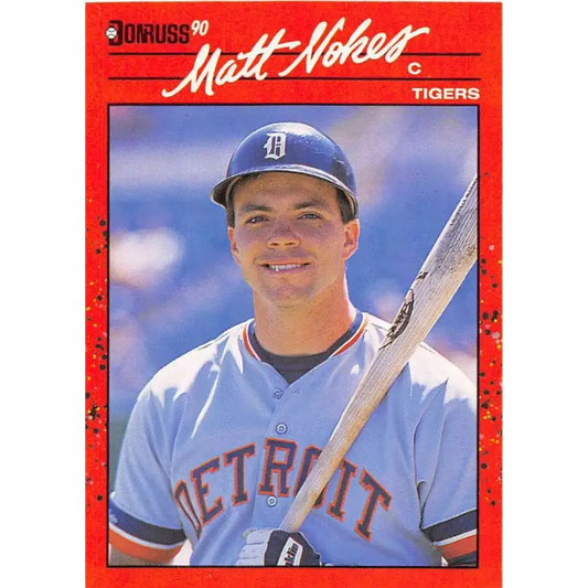 1990 Donruss #178 Matt Nokes VG-EX Detroit Tigers Baseball Card - Baseball Card Single