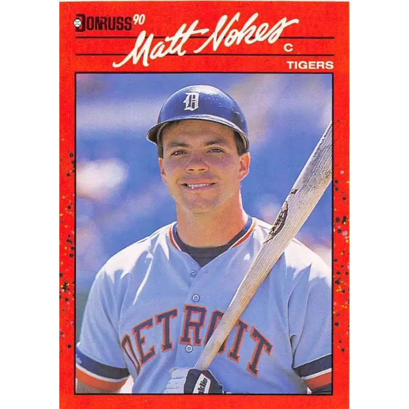 1990 Donruss #178 Matt Nokes VG-EX Detroit Tigers Baseball Card - Baseball Card Single