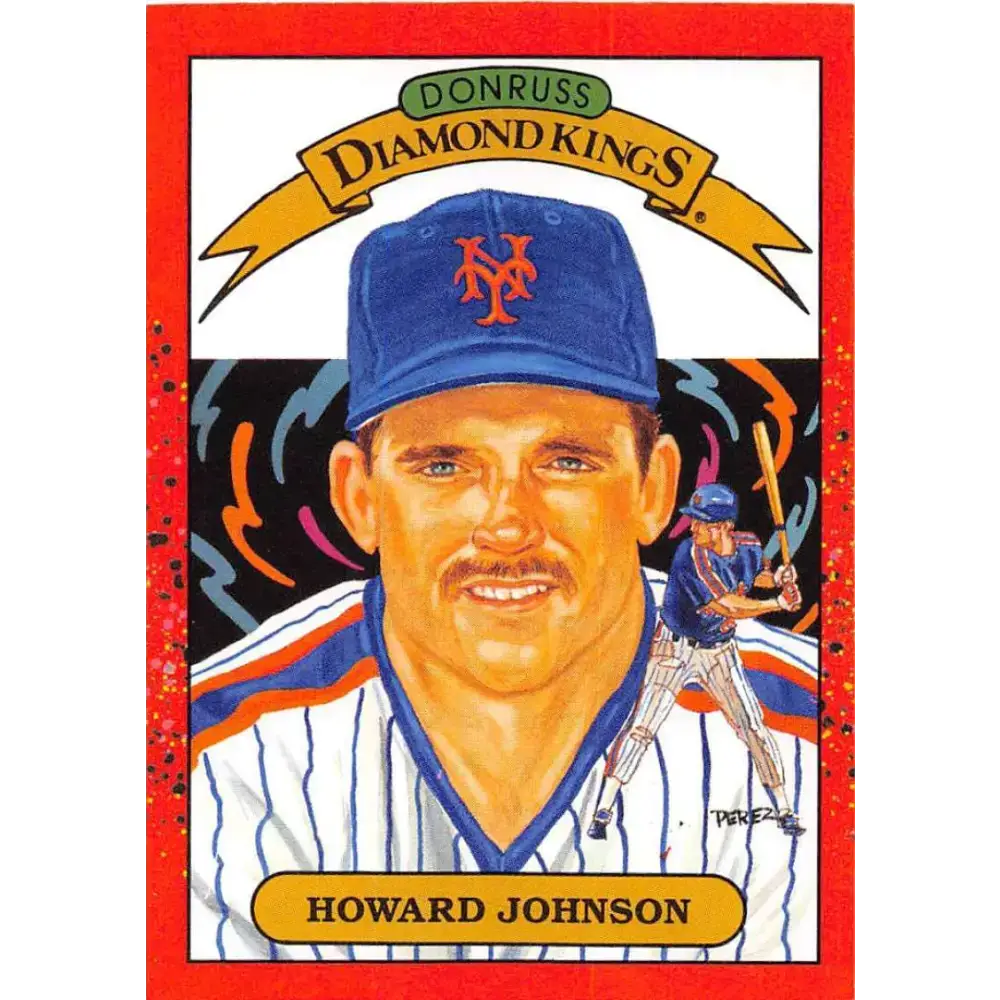 1990 Donruss #18 Howard Johnson DK VG-EX New York Mets Baseball Card - Baseball Card Single