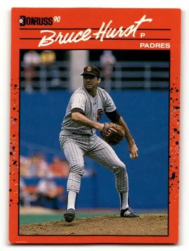 1990 Donruss #183 Bruce Hurst San Diego Padres Baseball Cards EX/NM ID:56194 - Baseball Card Single