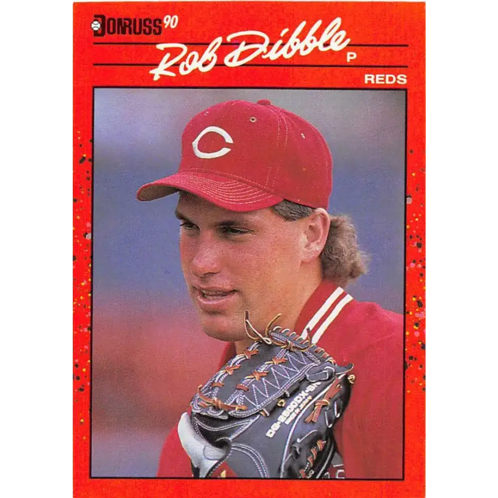 1990 Donruss #189 Rob Dibble VG-EX Cincinnati Reds Baseball Card - Baseball Card Single